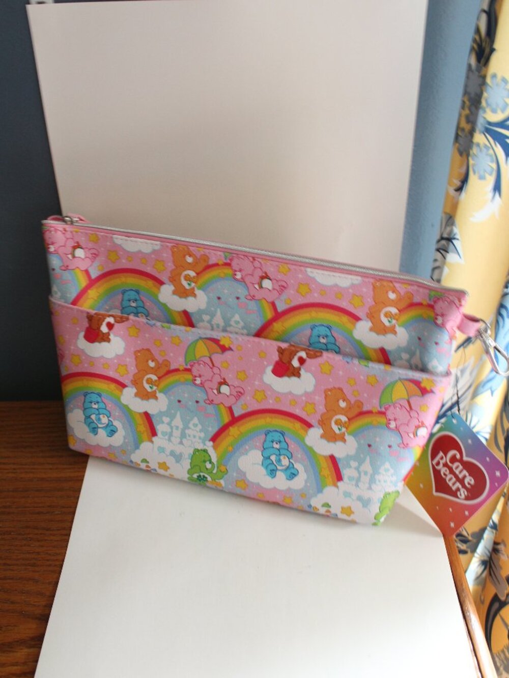 Large Care Bears Cheer Bear Makeup Bag Toiletries